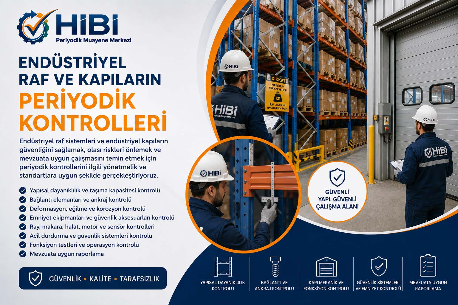 Endüstriyel Raf ve Kapıların Periyodik Kontrolleri
